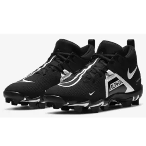 Nike Alpha Menace 3 Shark Football Cleat Black CV0584-001 mens 11.5 wide