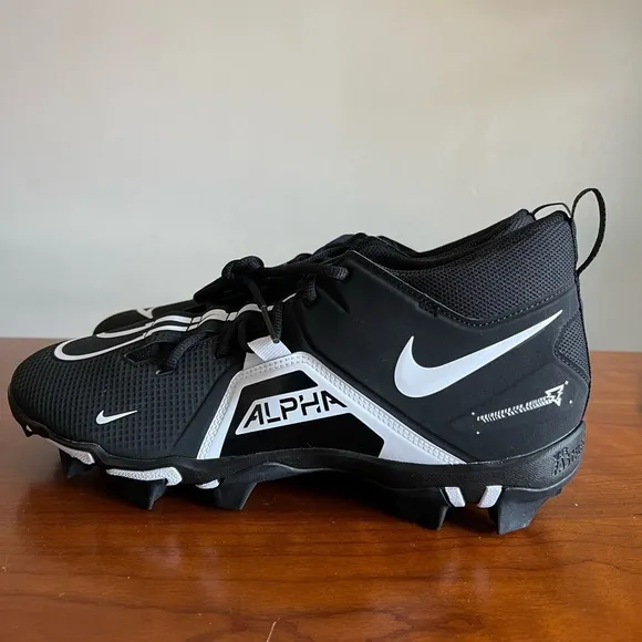 Nike Alpha Menace 3 Shark Football Cleat Black CV0584-001 mens 11.5 wide