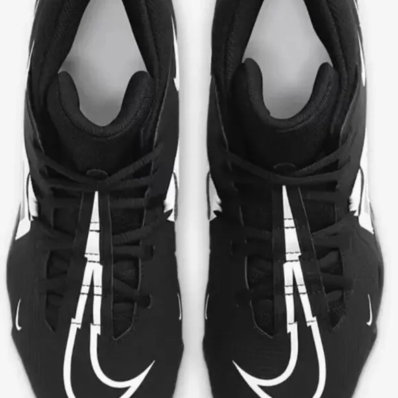 Nike Alpha Menace 3 Shark Football Cleat Black CV0584-001 mens 11.5 wide