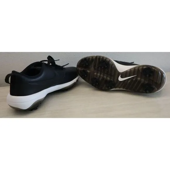 Nike AR5579 001 Men's Sz 8 Wide Black/White Roshe G Tour Golf Shoes $110