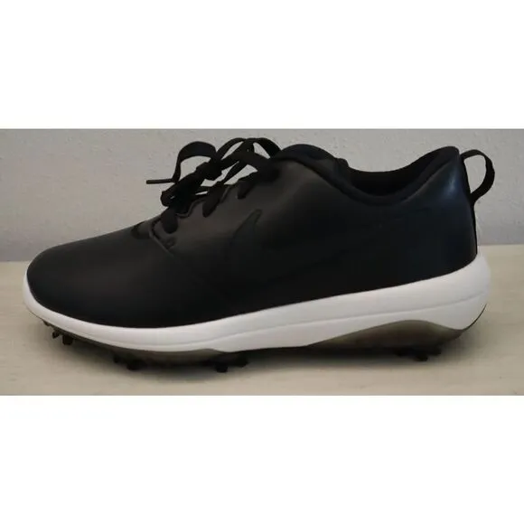 Nike AR5579 001 Men's Sz 8 Wide Black/White Roshe G Tour Golf Shoes $110