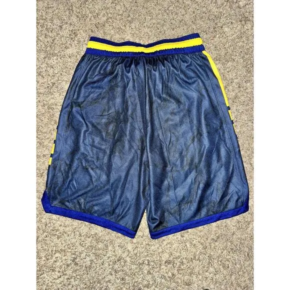 Nike Dri-FIT Marble Print Elite Basketball Mens Blue Shorts Sample