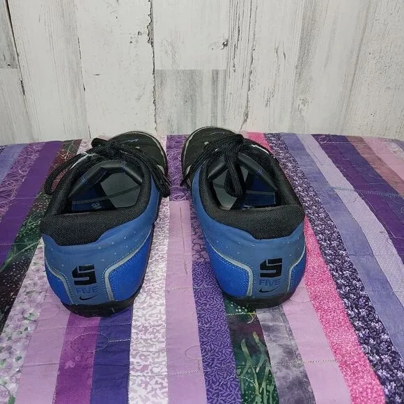 Nike First Touch II Indoor Soccer Shoes Men's 11.5 Blue Black