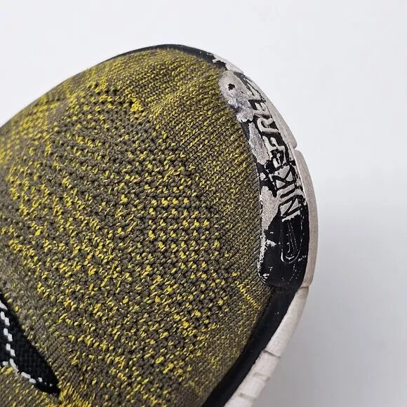 Nike Free Chukka Flyknit Yellow Black Gold Men's Shoes Size 10 639700-300