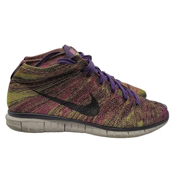 Nike Free Flyknit Chukka Grand Purple Running Shoe