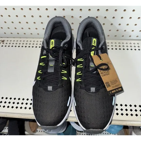Nike Free Golf NN Mens Spikeless Golf Shoes Size 10 Black Volt Gray FN0332-001