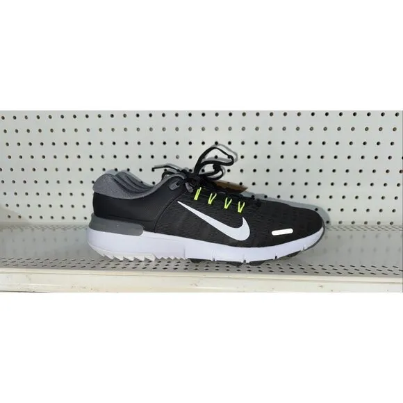 Nike Free Golf NN Mens Spikeless Golf Shoes Size 12.5 Black Volt Gray FN0332-001