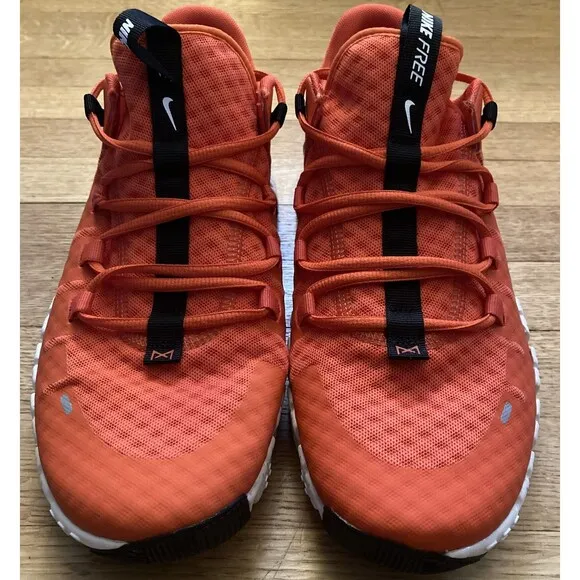 Nike Free Metcon 5 TB Team Orange White Workout Shoes Men Size 11.5 FN6616-802