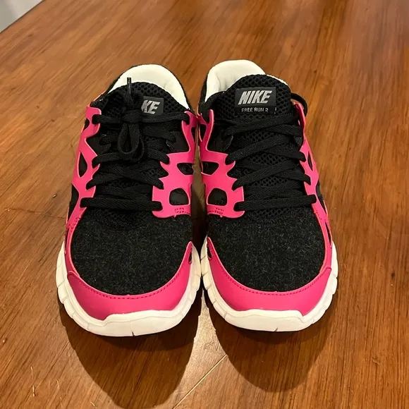 Nike Free Run 2 EXT   Shoes Sneakers 536746 016 new pink grey wool Women Sizes