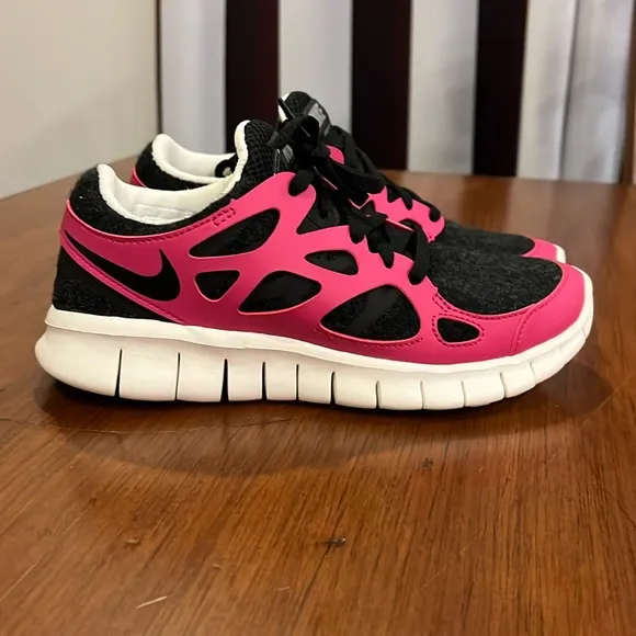 Nike Free Run 2 EXT   Shoes Sneakers 536746 016 new pink grey wool Women Sizes