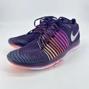 Nike Free Transform Flyknit Shoes Women's Size 11 Grand Purple Peach 833410-500