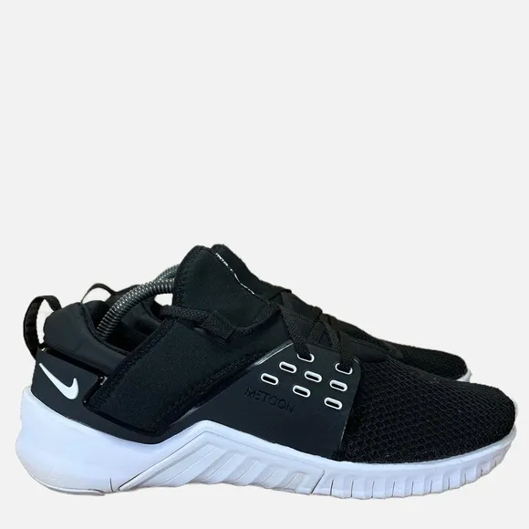 Nike Free X Metcon 2 Mens Size 10 Shoes Sneakers Black White AQ8306-004