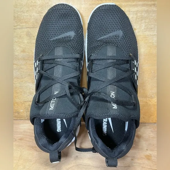 Nike Free X Metcon 2 Mens Size 10 Shoes Sneakers Black White AQ8306-004
