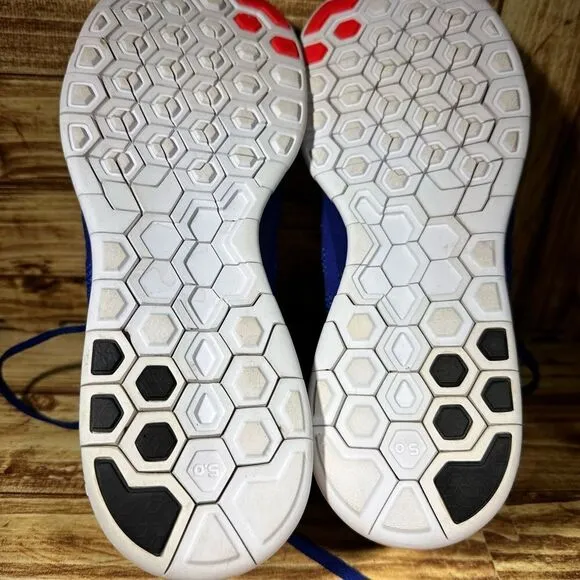 Nike Free 5.0 Blue Shoes Mens US Size 10, Art 642198-301,
