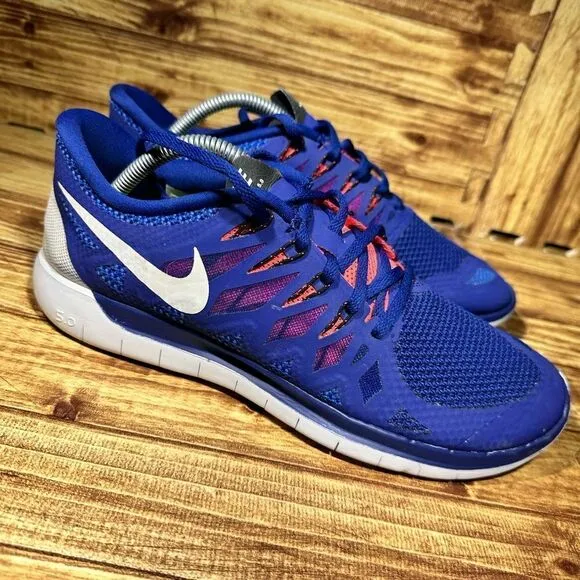 Nike Free 5.0 Blue Shoes Mens US Size 10, Art 642198-301,