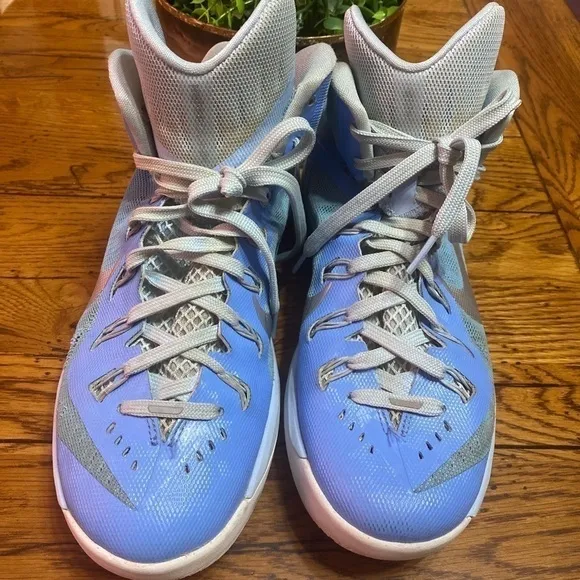 NIKE Hyperdunk TB Blue Basketball Sneakers, Shoes size 8.5 Womens - # 653484-404