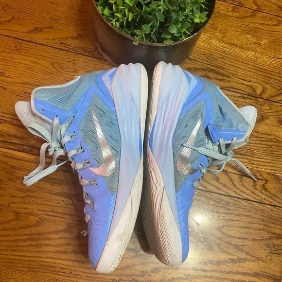 NIKE Hyperdunk TB Blue Basketball Sneakers, Shoes size 8.5 Womens - # 653484-404