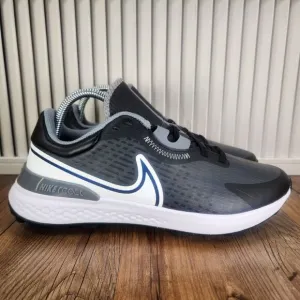 Nike Infinity Pro 2 DM8449-001 Mens 8 Wide Black Anthracite Spikeless Golf Shoes