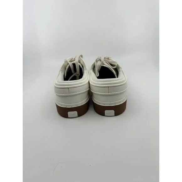 Nike Janoski G Sail Gum Leather Spikeless Golf Shoes AT4967-101 Mens size 7.5