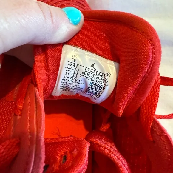 Nike Jordan’s Luka doncic Red basketball shoes 5