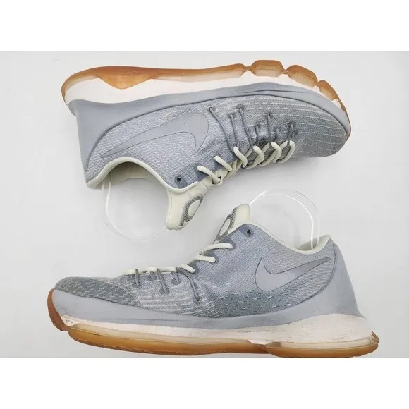 Nike KD 8 'Easter' Wolf Grey Metallic Silver Men's Size 8.5 749375-002 Shoes