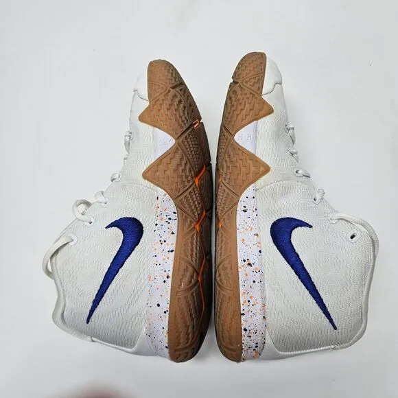 Nike Kyrie Uncle Drew Size 5Y White Blue Basketball Shoes AA2897-100