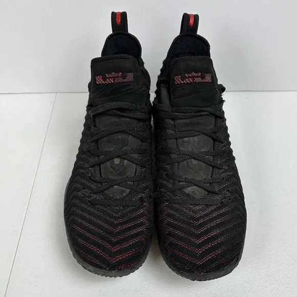 Nike LeBron 16 Fresh‎ Bred 2018 Men's Size 12.5 Black/Red Basketball A02588-002