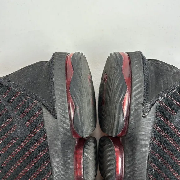 Nike LeBron 16 Fresh‎ Bred 2018 Men's Size 12.5 Black/Red Basketball A02588-002