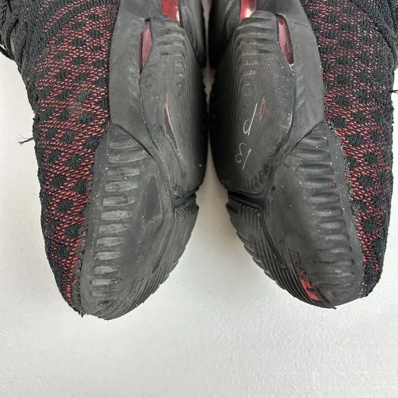 Nike LeBron 16 Fresh‎ Bred 2018 Men's Size 12.5 Black/Red Basketball A02588-002