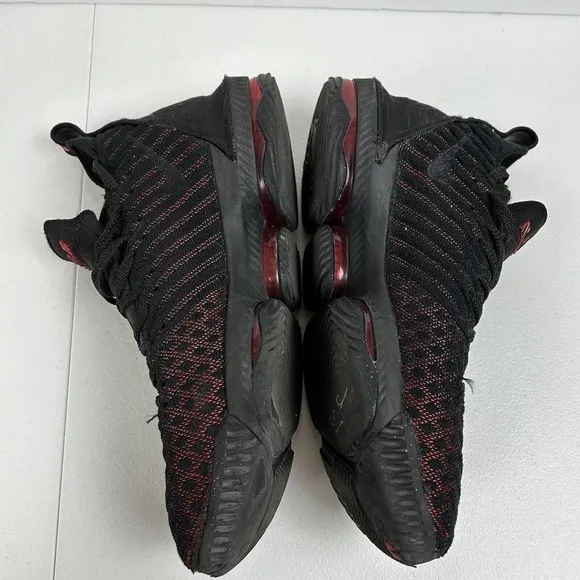Nike LeBron 16 Fresh‎ Bred 2018 Men's Size 12.5 Black/Red Basketball A02588-002