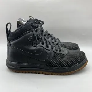 Nike Lunar Force 1 Duckboot Men Size 10.5 Black Retro Waterproof High Top Boots