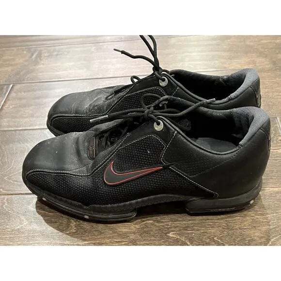 Nike Mens Black Zoom Tiger Woods Collection TW 379222-091 Golf Shoes Size 8.5