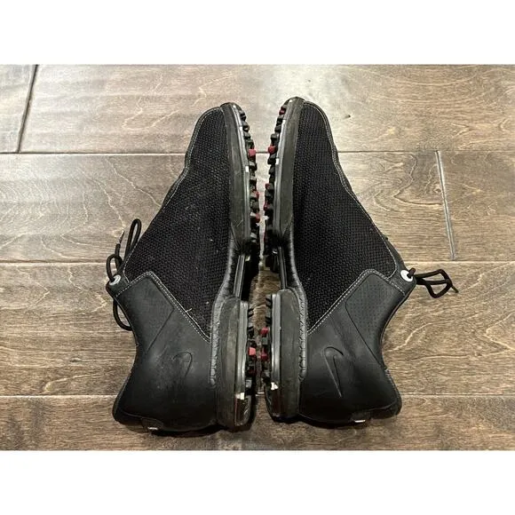 Nike Mens Black Zoom Tiger Woods Collection TW 379222-091 Golf Shoes Size 8.5