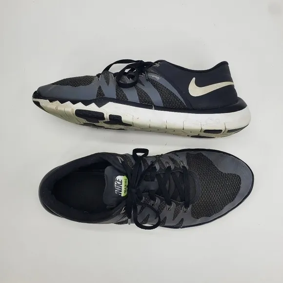 Nike Men's Free Trainer 5.0 Size 9.5 Shoes 719922-010 Black White