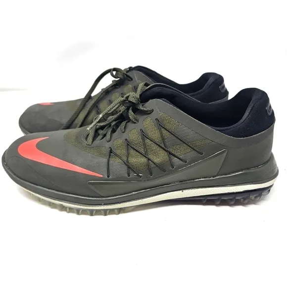 Nike Mens Lunar Control Vapor Golf Shoes Khaki Green 849971-300 US Men's‎ 10.5.