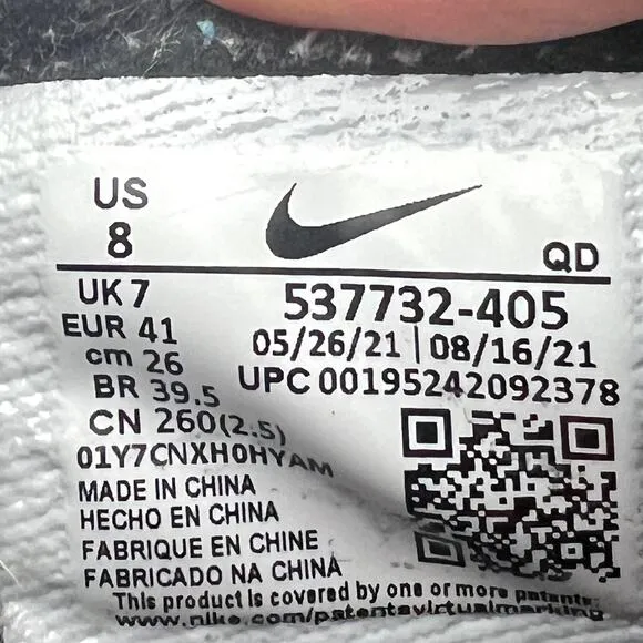 Nike Mens U.S. Size 8 Free Run 2 Cyber Teal Shoes Pre Owned