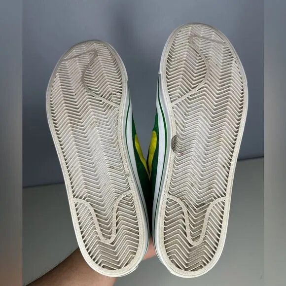 Nike Oregon Ducks Pit Crew Player Exclusive Green White Shoes Men's Size 10.5