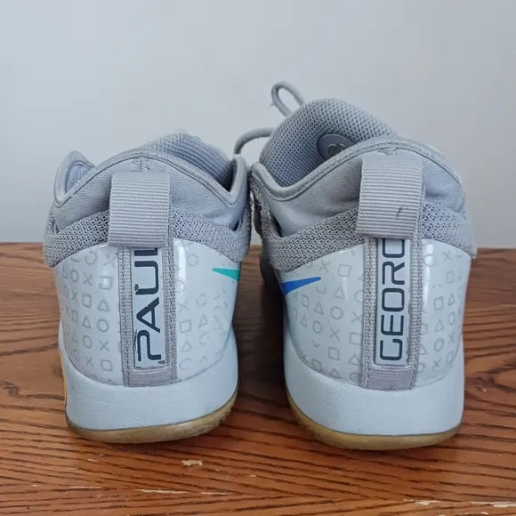 Nike Paul George  PlayStation Basketball Youth 6.5 Sneakers Shoes Gray