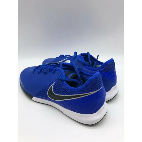 Nike Phantom Vision Indoor Soccer Shoes Blue &amp; Black AR4345-400 Size 5Y NEW