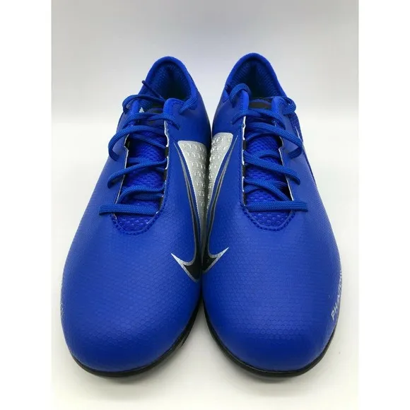 Nike Phantom Vision Indoor Soccer Shoes Blue &amp; Black AR4345-400 Size 5Y NEW