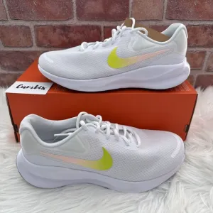 Nike Revolution 7 Women's Size 10 Wide White Athletic Running Shoes FZ6829 103