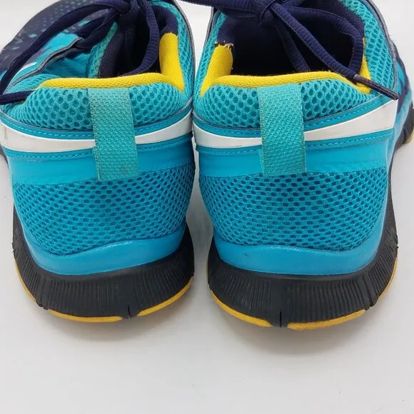 Nike Shoes Free Trainer 5.0 N7 Blackened Blue Varsity Maize Mens 10 584779-447