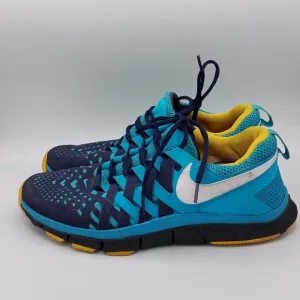 Nike Shoes Free Trainer 5.0 N7 Blackened Blue Varsity Maize Mens 10 584779-447