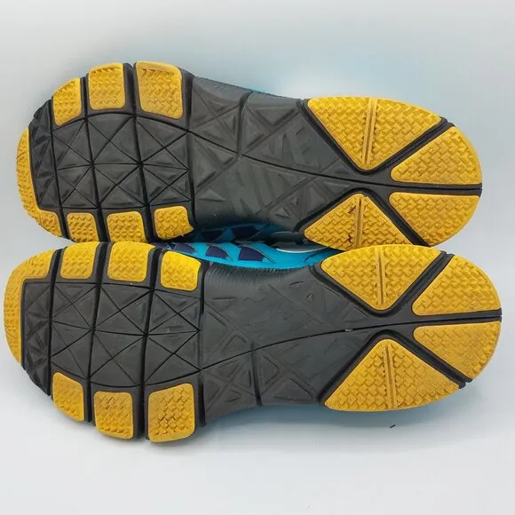 Nike Shoes Free Trainer 5.0 N7 Blackened Blue Varsity Maize Mens 10 584779-447