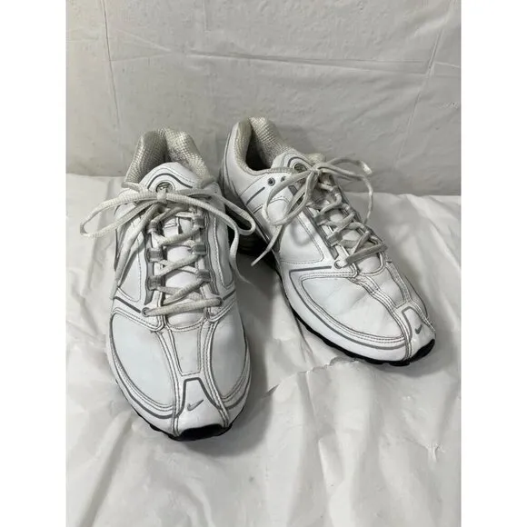 Nike SHOX Athletic Shoes Sneakers 314775-101 White SIZE 9.5