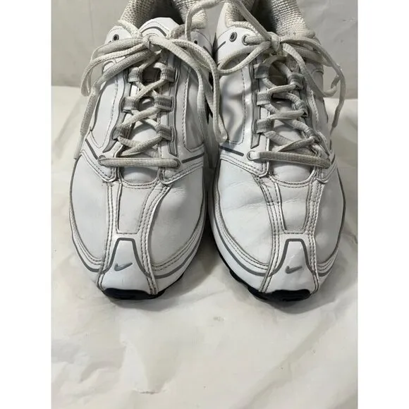 Nike SHOX Athletic Shoes Sneakers 314775-101 White SIZE 9.5