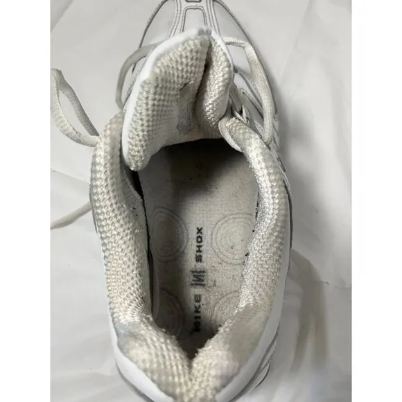 Nike SHOX Athletic Shoes Sneakers 314775-101 White SIZE 9.5