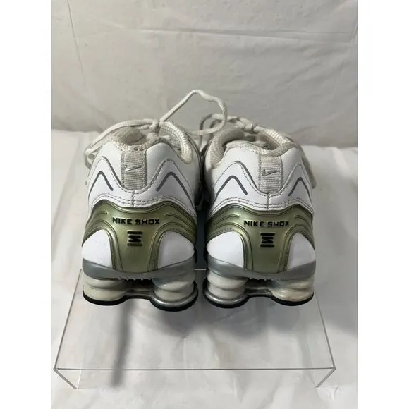 Nike SHOX Athletic Shoes Sneakers 314775-101 White SIZE 9.5