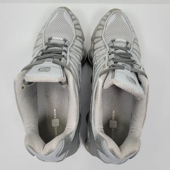 Nike Shox TL Pure Platinum Chrome 2019 Men's Running Shoes AV3595-003 US Size 9