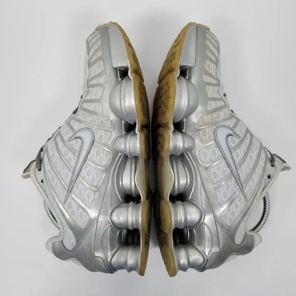 Nike Shox TL Pure Platinum Chrome 2019 Men's Running Shoes AV3595-003 US Size 9
